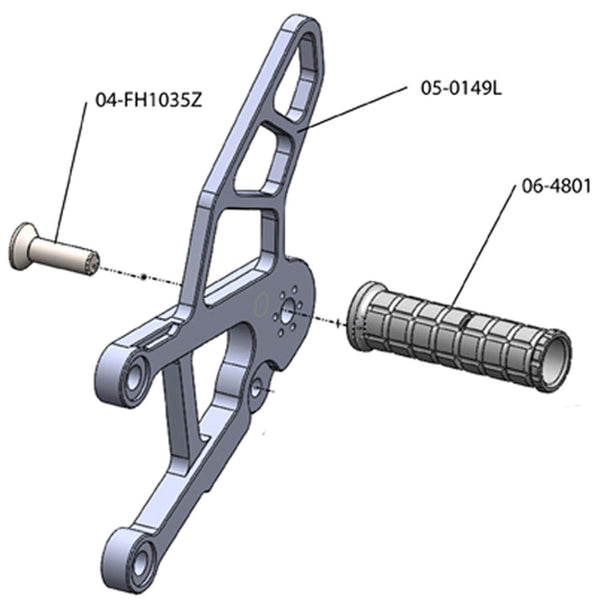 専用です Amazon.com: Krace Motorcycle Rearsets Foot Pegs Rear Set