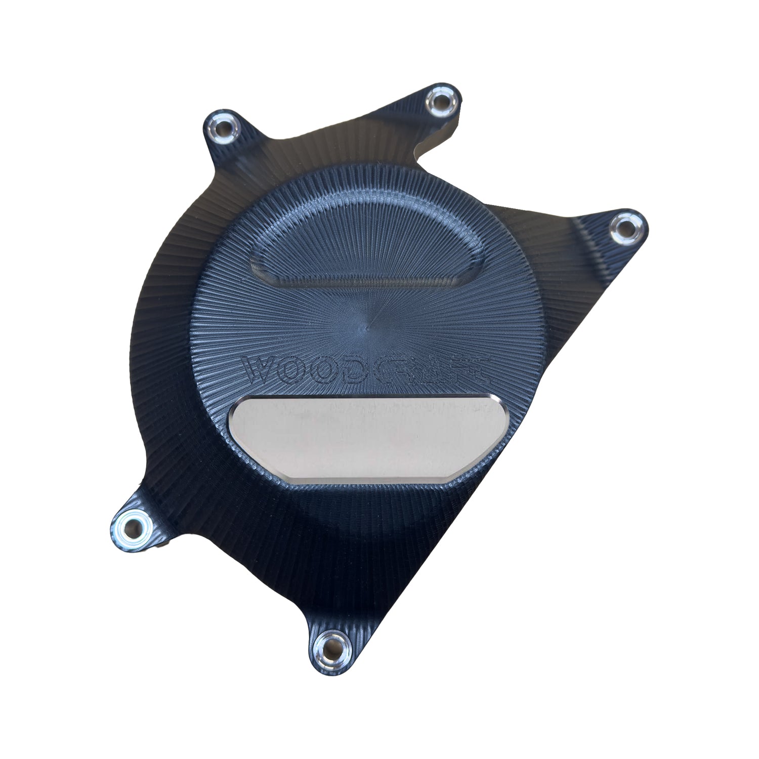 Woodcraft 60-0761RC Aprilia RS457 RHS Clutch Cover Protector UHMW Plastic w/ Skid Plate - Natural