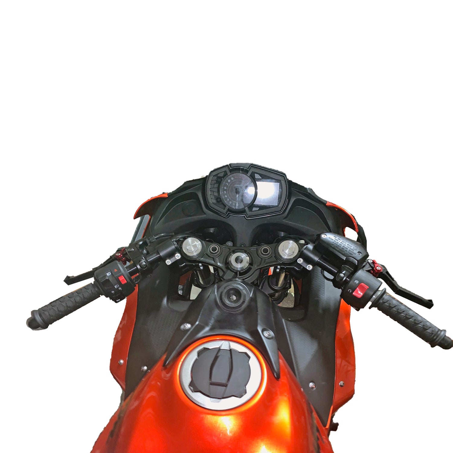 7/8" 22mm Low Rise Drag Handle Bars For Kawasaki Ninja 650 R 125 Black