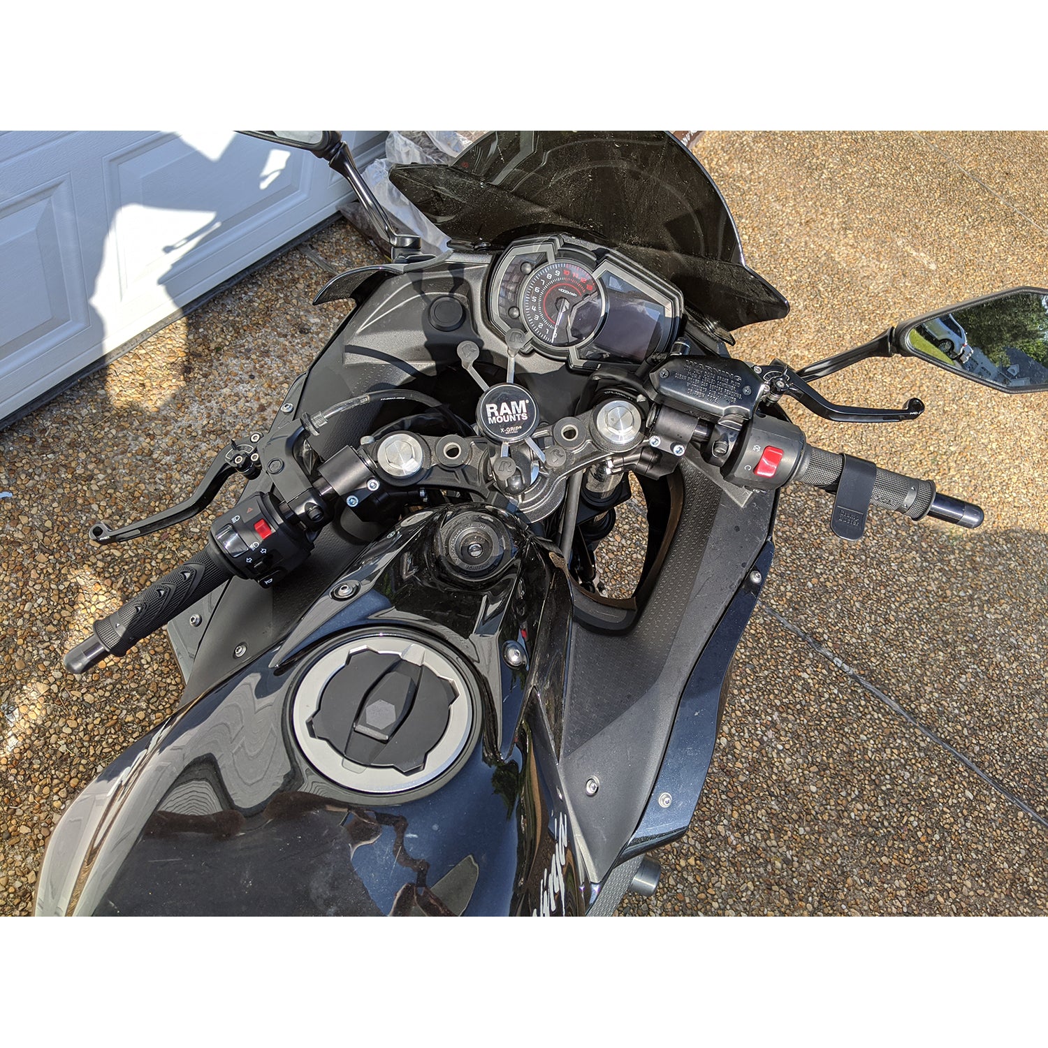 Xs650 Risers 12-7741-78BK1 Kawasaki Ninja 650, Z650 75MM Rise Side Mount Eccentri ...