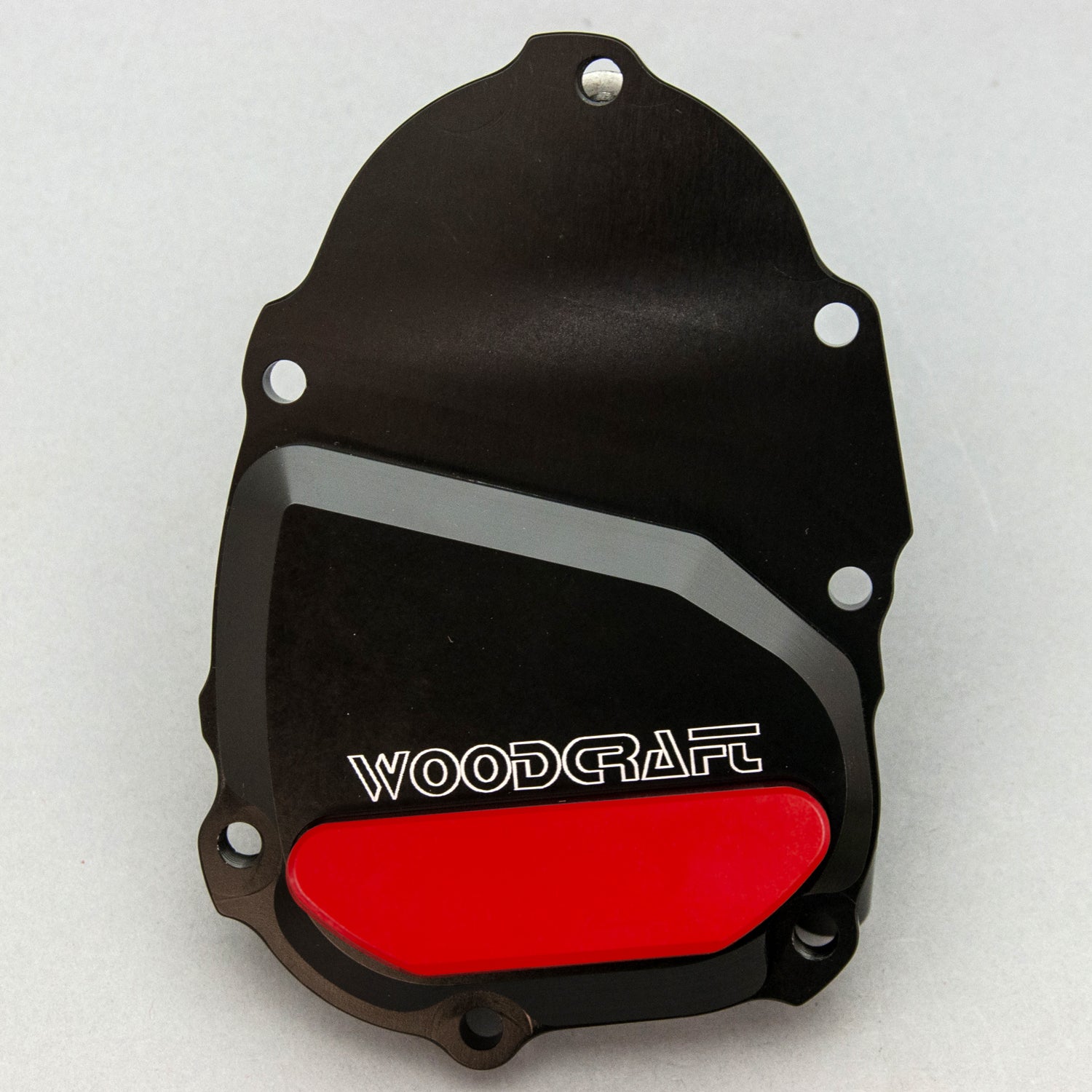 YZF-R6 Handle Yoke Triple-Tree Cover & Fuel Cap Protector – Black & Chromed Red