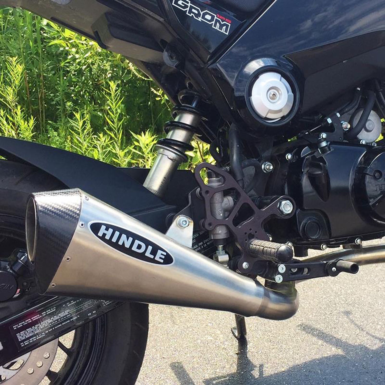 2014-2026 Honda Grom 125 RED BAR ENDS 2014-2026 Honda Grom 125 RED BAR ENDS